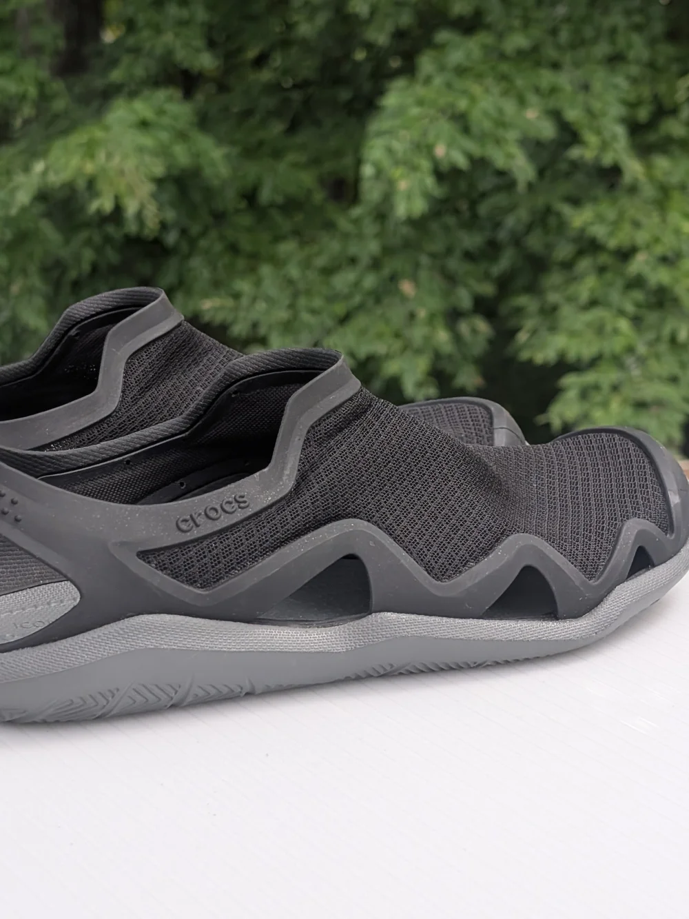 Crocs LiteRide Mesh Slip-On Clog - Black